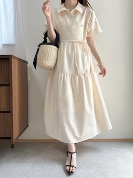 「classicalelf（クラシカルエルフ）のアイテム」を使った、minamii.__さん（レディース・164cm）の夏コーディネート