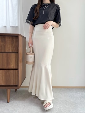 「classicalelf（クラシカルエルフ）のアイテム」を使った、minamii.__さん（レディース・164cm）の夏コーディネート