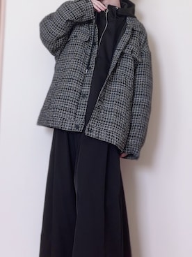 「アイテム（スラックス）」を使った、なおさん（メンズ・165cm）の冬コーディネート