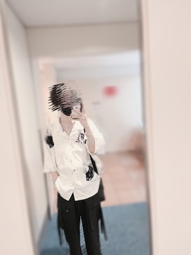 「ビッグシャツ」｜「アイテム（アクセサリー）」を使った、なおさん（メンズ・165cm）の夏コーディネート