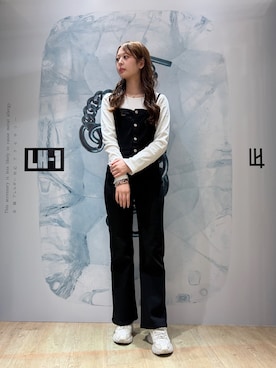 「アイテム（リング）」を使った、naruさん（レディース・168cm）の秋コーディネート