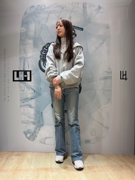 「アイテム（ブレスレット）」を使った、naruさん（レディース・168cm）の秋コーディネート