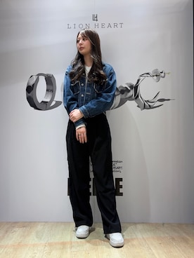 「LION HEART（ライオンハート）のアイテム」を使った、naruさん（レディース・168cm）の春コーディネート