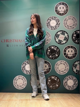 「アイテム（リング）」を使った、naruさん（レディース・168cm）の冬コーディネート