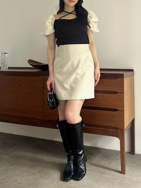 「dazzlin（ダズリン）のアイテム」を使った、kahoさん（レディース・154cm）の夏コーディネート