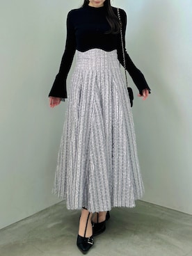 「フレアスリーブ」｜kahoさん（レディース・154cm）の秋コーディネート