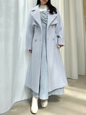 「アイテム（ワンピース/ドレス）」を使った、kahoさん（レディース・154cm）の秋コーディネート