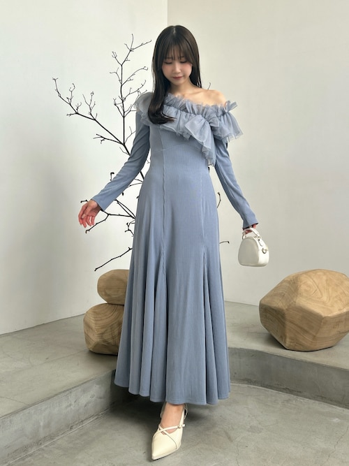 リ*ン様 dandelionワンピース Shinzone｜ワンピース 花柄 プリント 長袖 ロングワンピース