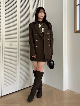 「dazzlin（ダズリン）のアイテム」を使った、kahoさん（レディース・154cm）の夏コーディネート