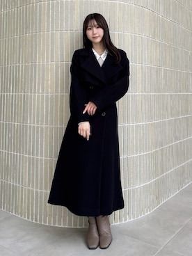 「dazzlin（ダズリン）のアイテム（ジャケット/アウター）」を使った、kahoさん（レディース・154cm）の秋コーディネート