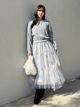 「FILA」｜kahoさん（レディース・154cm）の秋コーディネート