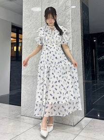 ラッフルリボンフラワーワンピース｜ダズリン（dazzlin）アウトレット