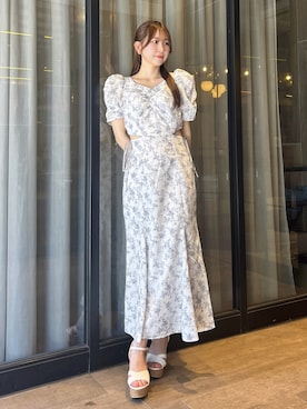 「dazzlin（ダズリン）のアイテム（ワンピース/ドレス）」を使った、kahoさん（レディース・154cm）の夏コーディネート