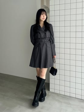 「dazzlin（ダズリン）のアイテム」を使った、kahoさん（レディース・154cm）の夏コーディネート