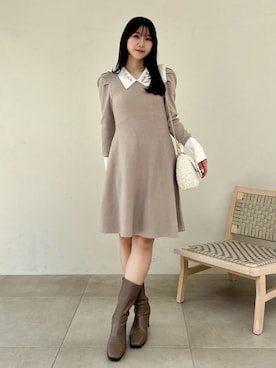 「ビジュー」｜kahoさん（レディース・154cm）の秋コーディネート