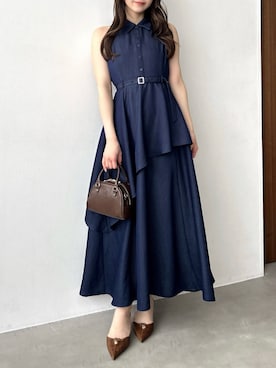 「dazzlin（ダズリン）のアイテム」を使った、kahoさん（レディース・154cm）の春コーディネート