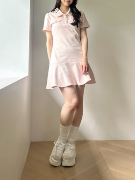 「スポサン」｜kahoさん（レディース・154cm）の夏コーディネート