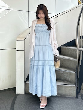 「ダズリン」｜kahoさん（レディース・154cm）の夏コーディネート