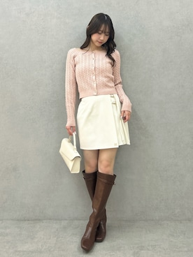 kahoさん（レディース・154cm）の冬コーディネート