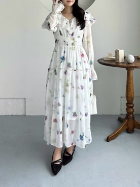 「dazzlin（ダズリン）のアイテム」を使った、kahoさん（レディース・154cm）の夏コーディネート