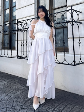 「dazzlin（ダズリン）のアイテム」を使った、kahoさん（レディース・154cm）の春コーディネート