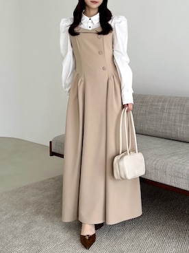 「シャツワンピース」｜kahoさん（レディース・154cm）の秋コーディネート