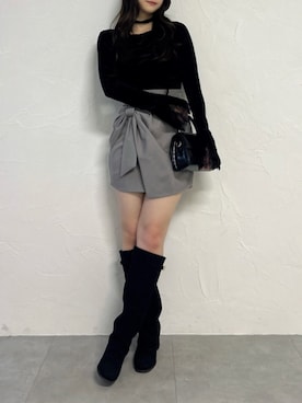 「dazzlin（ダズリン）のアイテム」を使った、kahoさん（レディース・154cm）の夏コーディネート