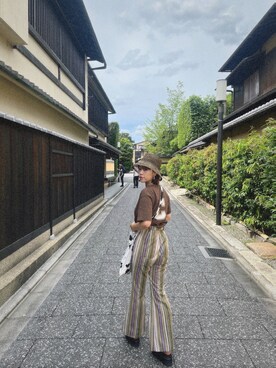 「mag.byc」｜ぬぬさんさん（レディース・154cm）の秋コーディネート