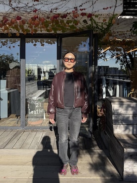 「アイテム（その他アウター）」を使った、Kisaraさん（レディース・153cm・20代）の冬コーディネート