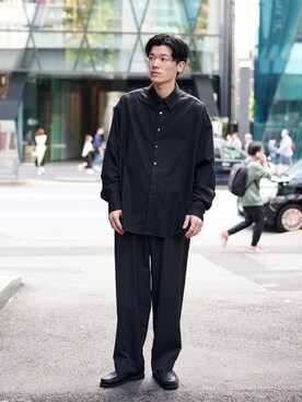 Asami Hareruyaさん（メンズ・182cm）の秋コーディネート