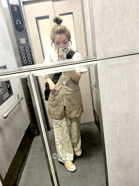 「CONVERSE（コンバース）のアイテム（その他シューズ）」を使った、tyn521さん（レディース・155cm）の夏コーディネート