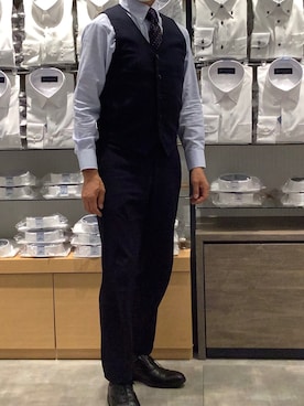 「Brick House 岡崎」｜BRICK HOUSE by Tokyo Shirts 岡崎イオンモール店さん（メンズ・172cm）の秋コーディネート
