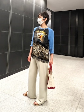 「col pierrot（コルピエロ）のアイテム」を使った、MINAさん（レディース・166cm）の夏コーディネート