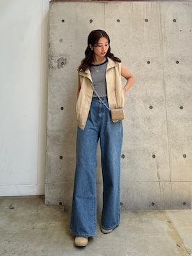 瀬川百花さん(レディース・156cm)の夏コーディネート