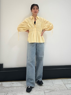 瀬川百花さん（レディース・156cm）の春コーディネート