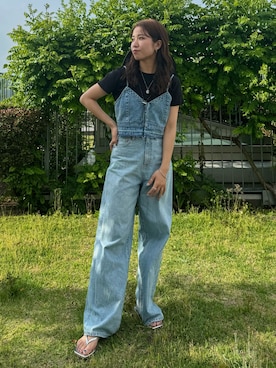 瀬川百花さん(レディース・156cm)の夏コーディネート