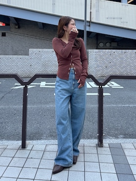 瀬川百花さん(レディース・156cm)の秋コーディネート