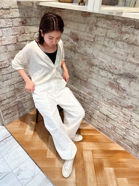 瀬川百花さん（レディース・156cm）の春コーディネート