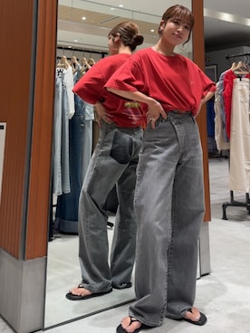 瀬川百花さん(レディース・156cm)の夏コーディネート