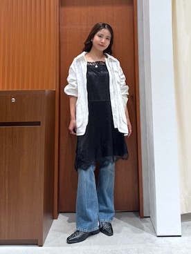瀬川百花さん(レディース・156cm)の夏コーディネート