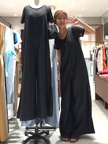 バックオープンデニムサロペット｜アングリッド（Ungrid