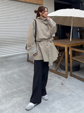 瀬川百花さん(レディース・156cm)の冬コーディネート