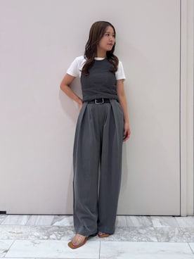 瀬川百花さん(レディース・156cm)の夏コーディネート