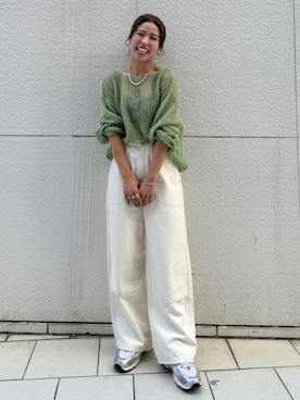 瀬川百花さん（レディース・156cm）の秋コーディネート