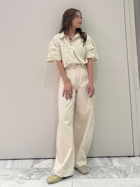 瀬川百花さん（レディース・156cm）の春コーディネート