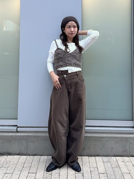 瀬川百花さん（レディース・156cm）の秋コーディネート