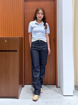 「Ungrid（アングリッド）のアイテム」を使った、瀬川百花さん（レディース・156cm）の夏コーディネート
