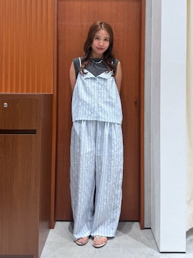 瀬川百花さん(レディース・156cm)の夏コーディネート