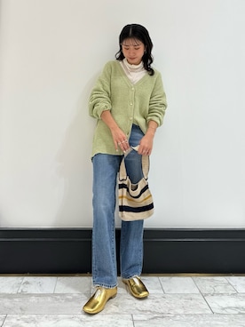 瀬川百花さん（レディース・156cm）の冬コーディネート