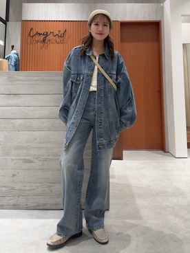 「アイテム（雑貨/ホビー）」を使った、瀬川百花さん（レディース・156cm）の夏コーディネート